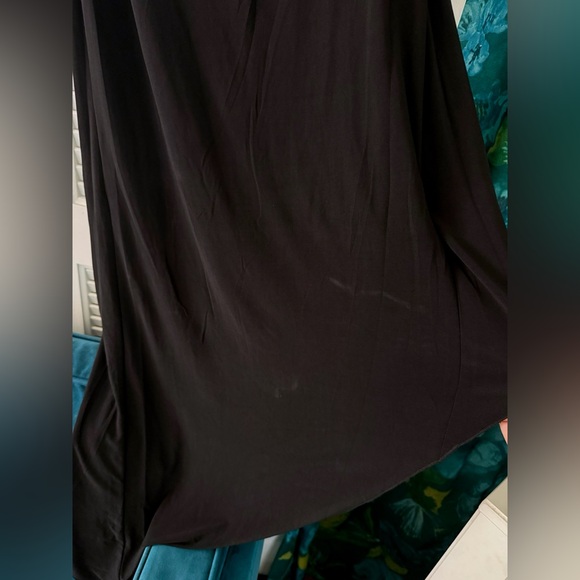 Mac Duggal | 11247 Black One Shoulder Asymmetrical Hem Flowy Dress New 4 Holiday - Picture 14 of 16